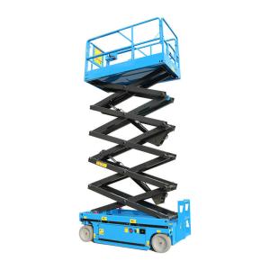 China 12m Aerial Work Platform Electric Hydraulic Small Self Propelled Scissor Lifts For Sale factory