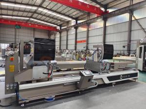 China 90 Degree Cnc Cutting Double Head Mitre Saw Machine For Aluminum factory