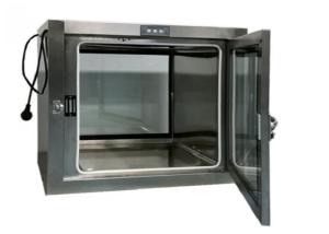 China Embedded Gate Cold Rolled Steel / Stainless Steel 304 Cleanroom Pass Box factory