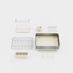 Multifunctional Kitchen Dish Rack Stainless Steel Dish Drainer And Organizer