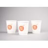 Buy cheap Size 250ml Kraft Insulated Paper Cups For Hot Beverage , White Color from wholesalers