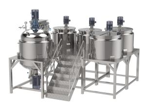 China Adjustable Speed Commercial Liquid Mixer Machine For Cosmetic Production factory