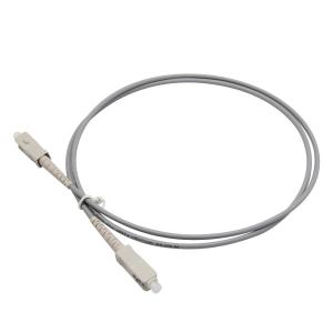 China PVC LSZH Multimode SC To SC Fiber Patch Cable FTTH Leather Jumper factory