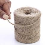 YILIYUAN ROPE 5 mm 6mm baler jute twine yarn rope 3ply roll Multifunction Twist