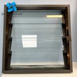 Clear And Tinted Louvered Windows With Aluminum Frames
