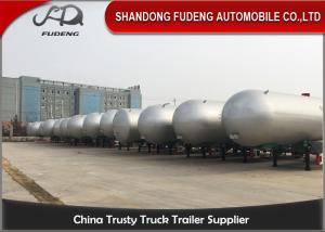 China 52000 Liters LPG Tank Trailer Mechanical / Air Suspension Max Payload 25 Tons factory
