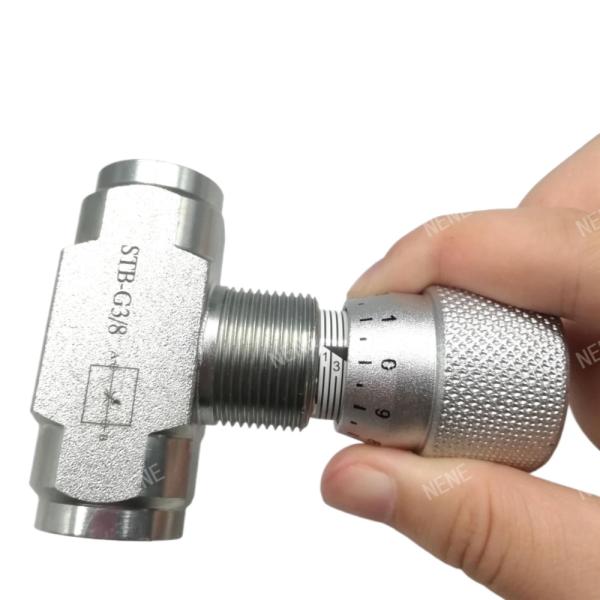 STB-G1 Oil Cylinder Speed Control Valve Flow Control Valve Hydraulic Throttle Valve