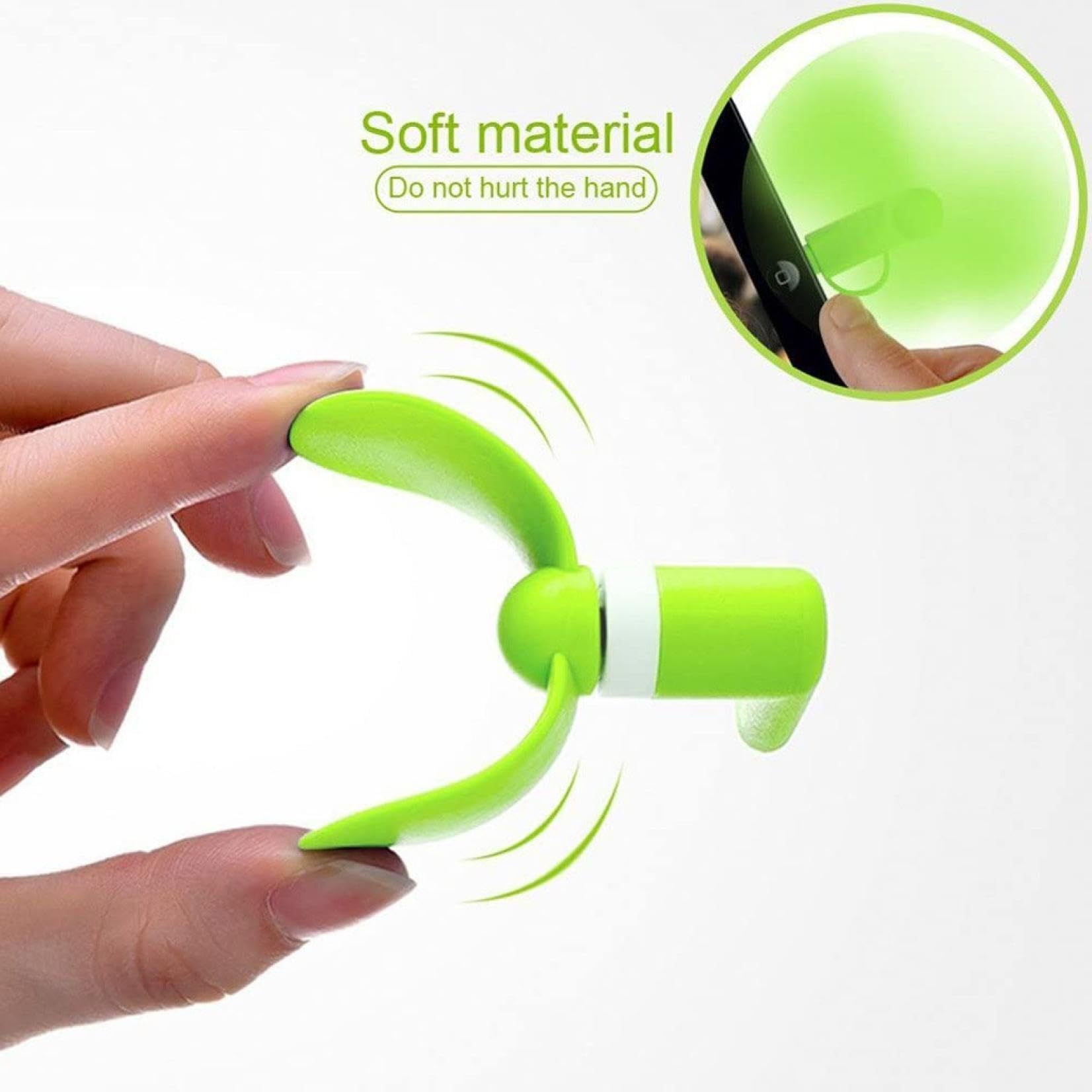 NO App-Controlled Mini USB Fan for iPhone and Android Phones Universal Compatibility