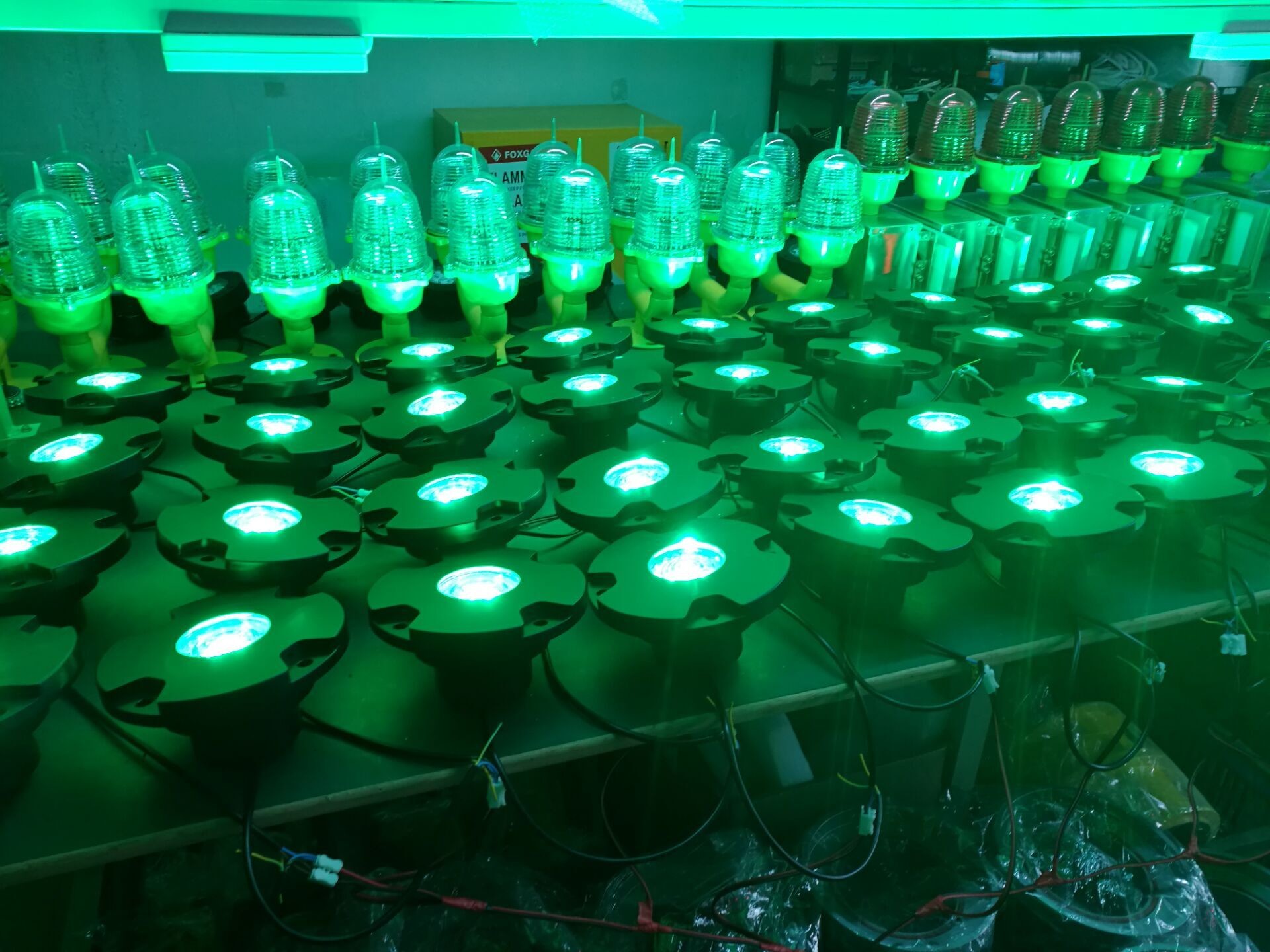 Aiming Point Helipad Landing Lights LED Helipad Inset Green Light Pressure Resistance Lens