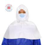 Non Woven Microporous Shoulder Cover Waterproof Hood Cover With Elastic Hood