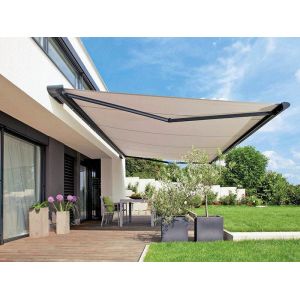 China Hot Sell Hand-cranked Sun Shade Canopy Length Up To 6m Full  Retractable Awning on sale