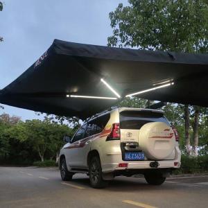China LTE 2.5m Diamater 270 Degree Batwing Awning With Aluminum Alloy Structure factory
