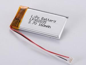 China 100mAh 3.7V Lithium Polymer Battery for Stable and Durable Power Supply factory