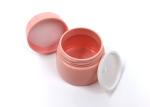 Subulate Pink PET Plastic Cosmetic Jars 50ml 300ml With Disc Hair Mask Facial