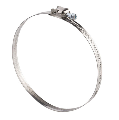 304 316 Stainless Steel Throat Hoop Water Exhaust Duct Fastening Pipe Duct Clamp