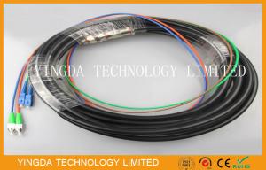 China Outdoor Telecom Waterproof Pigtail Patch Cord SC - FC / APC 2 Core 4 Core 20M factory