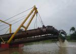 Mud Sediment Gravel Cutter Suction Dredger With Pump Booster Station