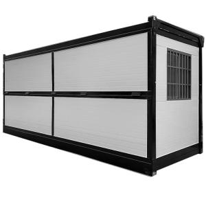 China Warehouse Steel Folding Container House Fireproof With Q235 / Q345 Light Steel Frame factory