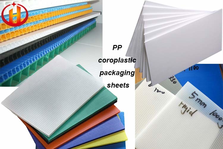 White Non Toxic PP Corrugated Plastic Sheets Corrosion Resistant
