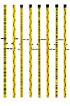 Digital Telescopic Levelling Staff 3m Manganese Leveling Rod Surveying
