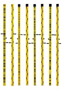 China 3m Topcon DL101C/102C Level Accessory Barcoded Leveling Staff Maganese Rod factory