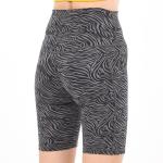 Tie Dye Printed Pocket 8" Biker Shorts For Women High Waisted Yoga Workout
