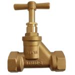 Non Rusting 3/4inch Brass Water Stop Valve Bathroom Faucet Accessories