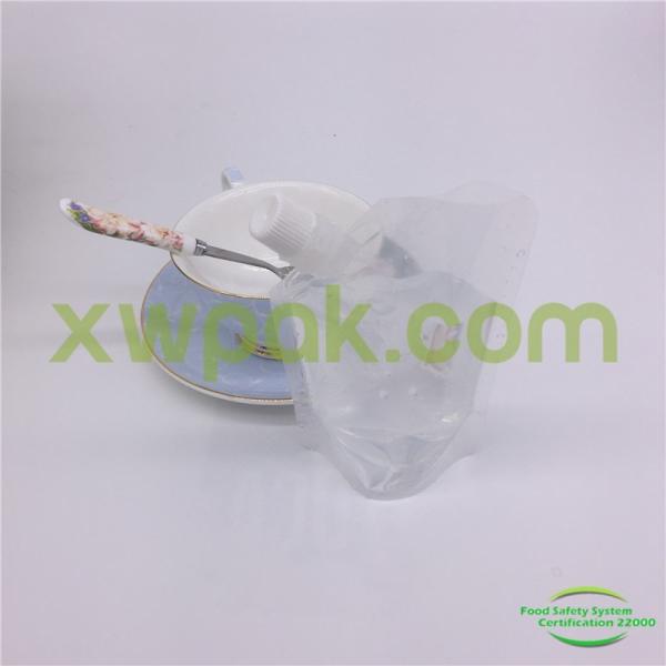 Stand Up Storage Packing Bags Clear Energy Drink Packaging Plastic Water