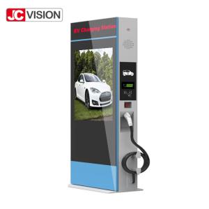 China JCVISION LCD Advertising Display Digital Signage Poster For EV Charging Station Pile factory