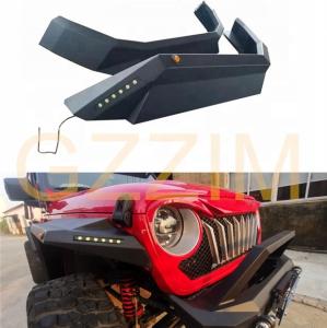 China 4x4 Steel Aluminum Alloy Car Fender Flare With Light For WranglerJL factory
