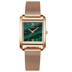 China Alloy Custom Quartz Watches Rose Gold Color For Watching Time factory