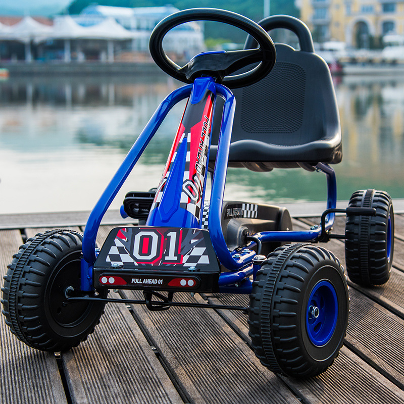 s 4-Wheel Design NO MAX LOAD 30kgs Children's Amusement Ride on Go-Karts Buggy Car for Kids