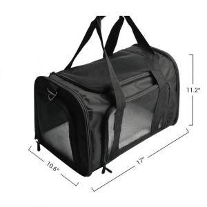 China 17in 11.2in Dog Carrier Backpack Airline Approved Machine Washed factory