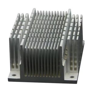 China Aluminum Extrusion Profile Square Heatsink Large Extruded Heat Sink factory