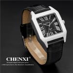 L052ST10 Square Dial Tank Shape Wristwatches Unisex Men's Roman Number Watches