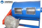 Horizontal Plastic Film HDPE Recycling Machine Dewatering Drying Pipe Line