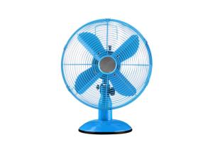 China 30 Watt Classic Copper Metal Desk Fan For Bedroom &amp; Garage Low Noise factory