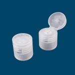 Transparent Screw Plastic Bottle Flip Top Non Spill Matte Aluminum Press