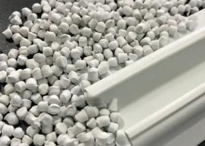 China White PVC Compound With High Impact Strength For PVC Window Profiles Extrusion Pvc Granules Plastic Pvc Material factory