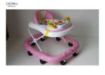 Plastic 20kg Round Walker Seat Fabric 8 Wheels 59*63*58cm