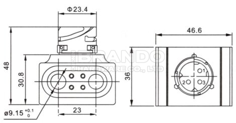Wabco Type Truck ABS Solenoid Modulator Valve Coil 24VDC 4721950160 0