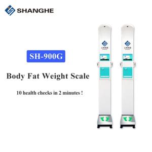 China Gym And Fitness Ultrasonic Pulse 10.1'' Weight And Height Scale factory