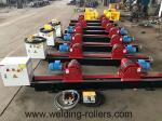 Lead Screw Pipe Welding Rotator Rubber And Steel Wheel Welding Roller Beds 20T