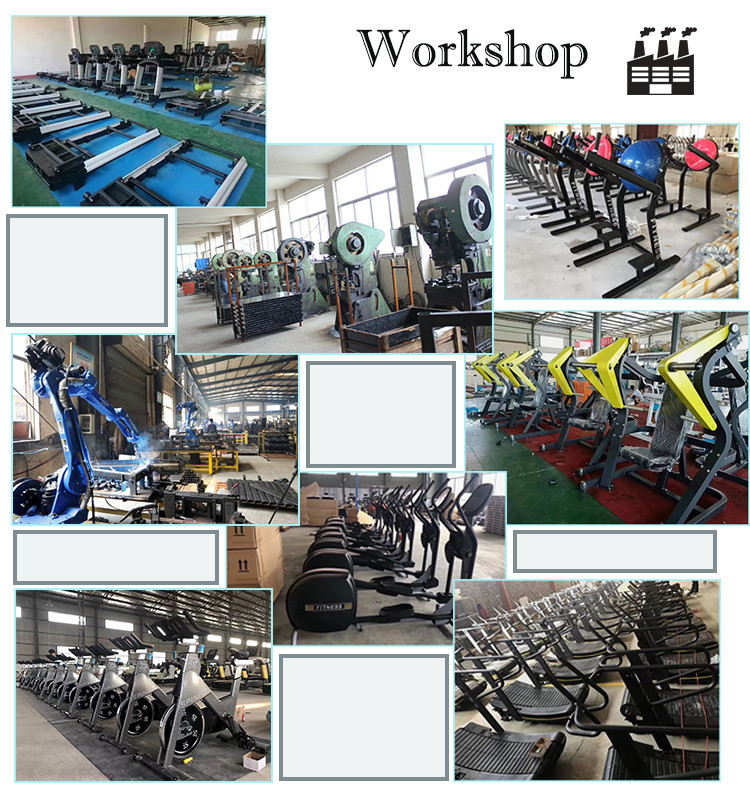 Precision Welding Plate Loaded Gym Machines Ergonomic Design PU Forming Cushion