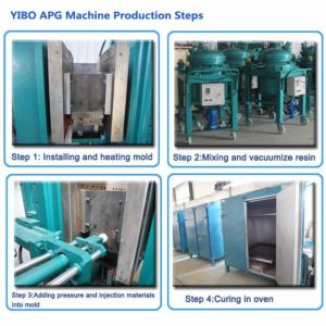 Transformer bushing insulator APG clamping machine