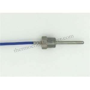 Portable Thermocouple RTD , Screw Type Silicon 3 Wire Pt100 Temperature Sensor