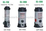 Plastic Chlorine Feeder Automatic Pool Dosing Systems For Chemicals Grey Color