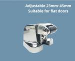 Cam Lift Cold Storage Doors , Cold Storage Door Locks Silver White Color Zinc