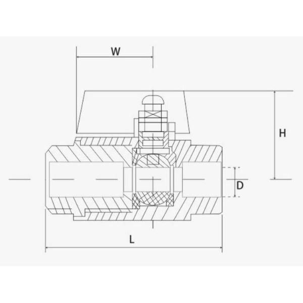 China Manufacturers Stainless Steel Mini Ball Valve with Thread