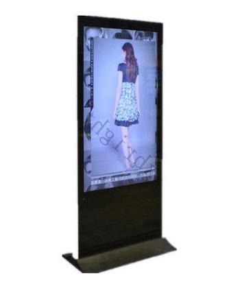 Indoor Floor Stand LCD Advertising Display 55" High Brightness Wide Viewing